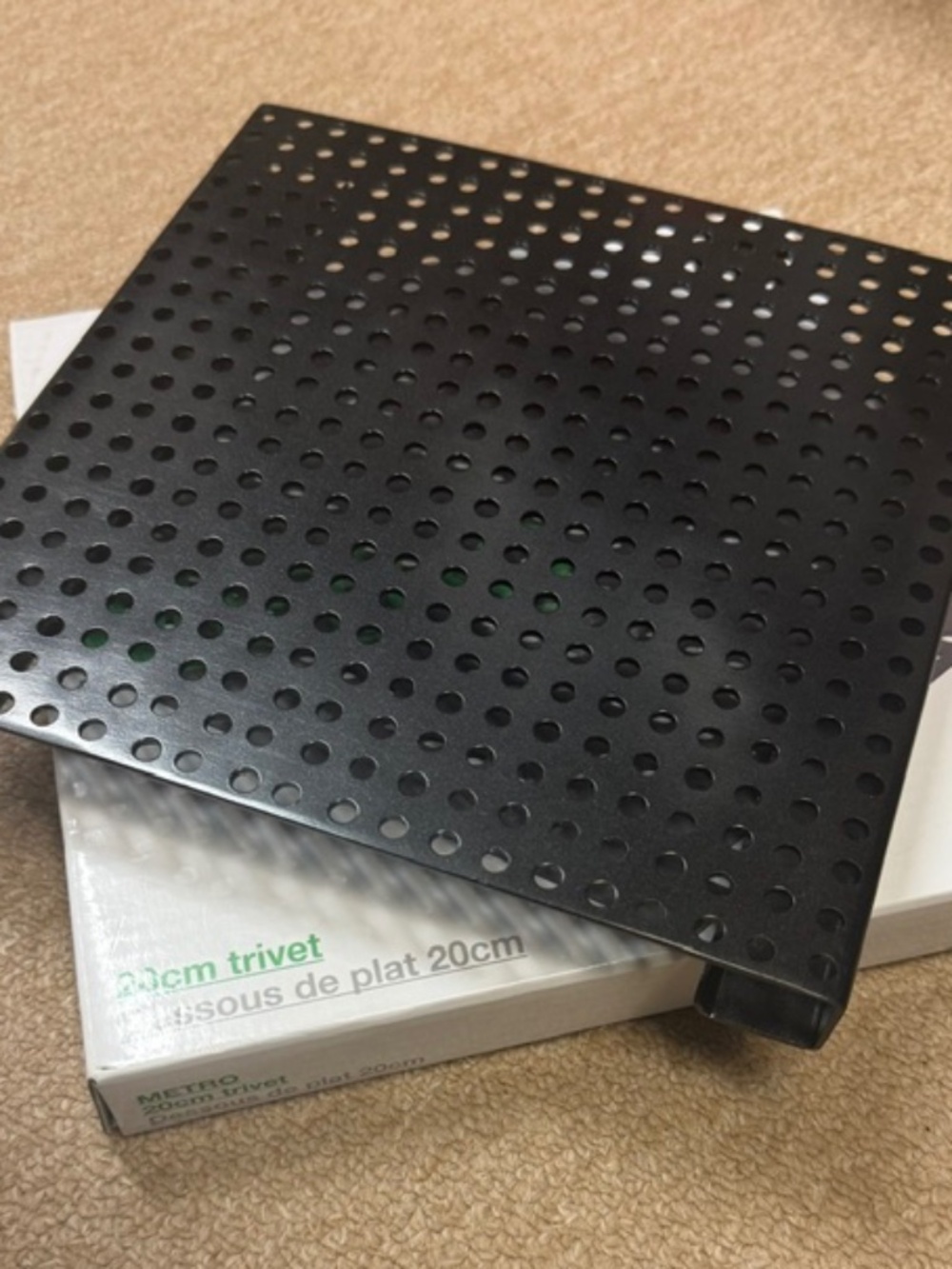 2, S & P metal metro trivet, NEW WITH TAGS